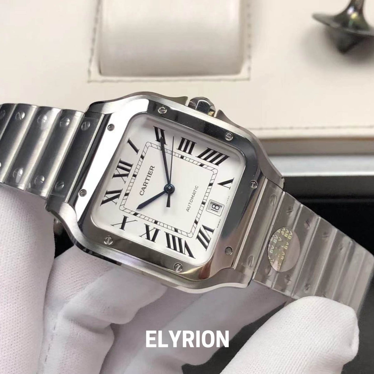 Montre Homme - Cart Santos Blanc