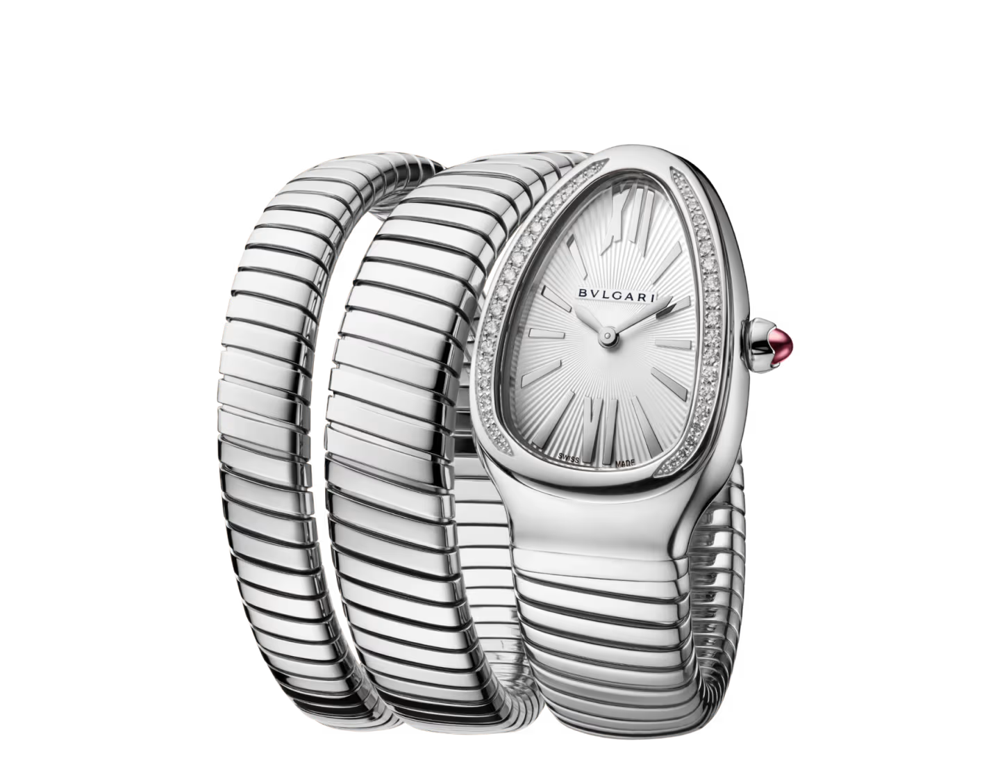Serpenti Tubogas Montre argent-white