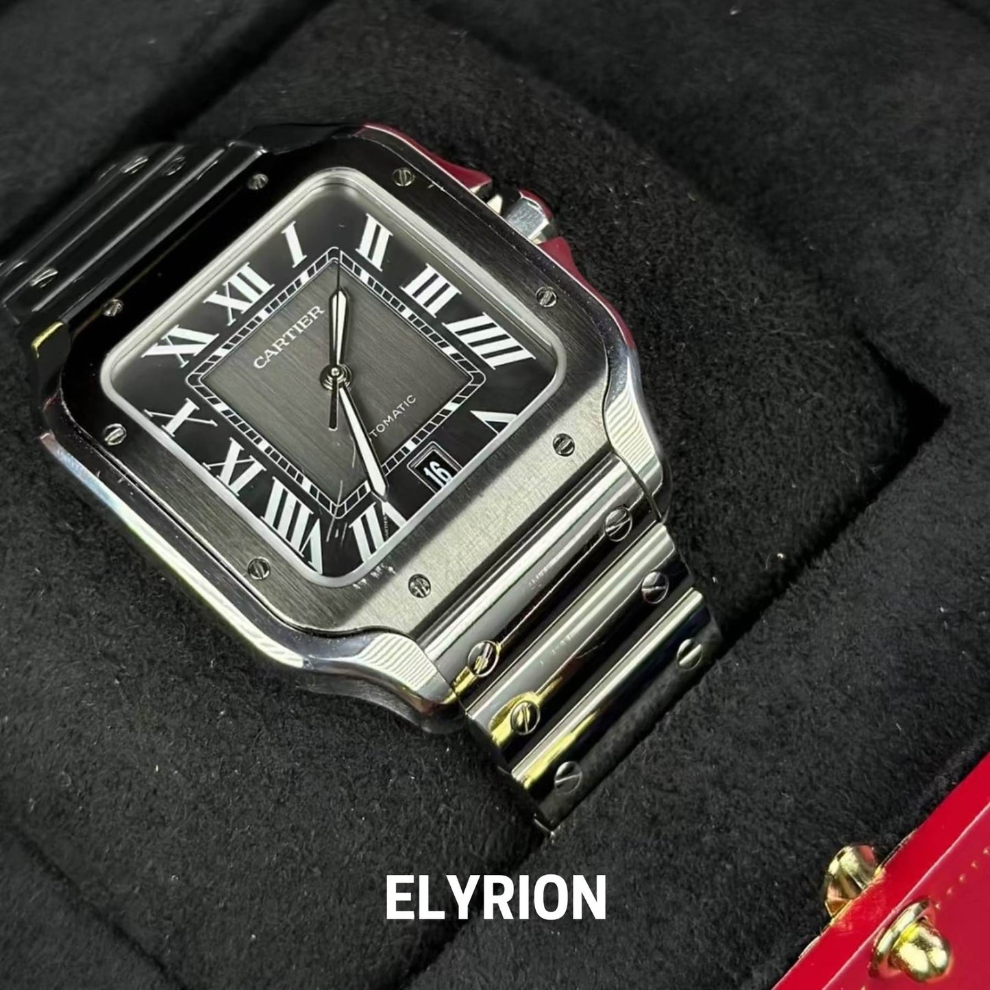 Montre Homme - Cart Santos Noir