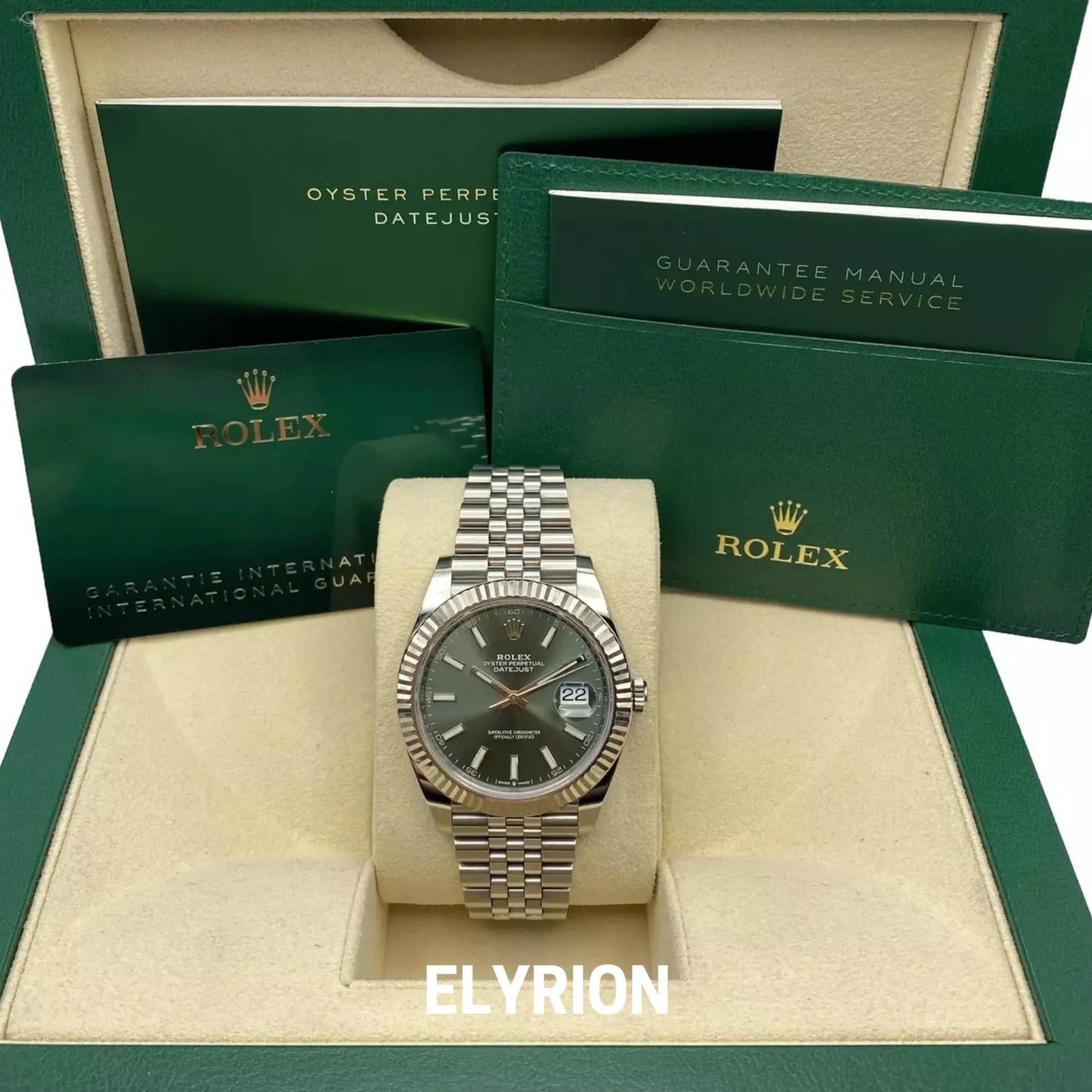 Montre homme - Datejust green dial
