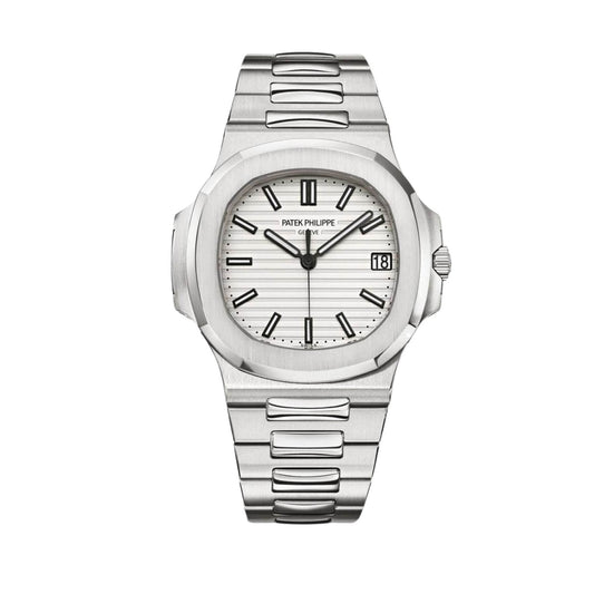 Montre Homme - Patek Nautilus Blanc