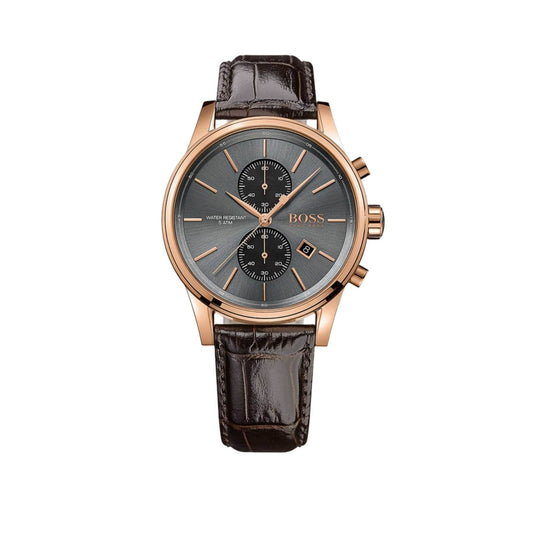 Montre Homme HB - Jet 1513281 Chronographe Marron