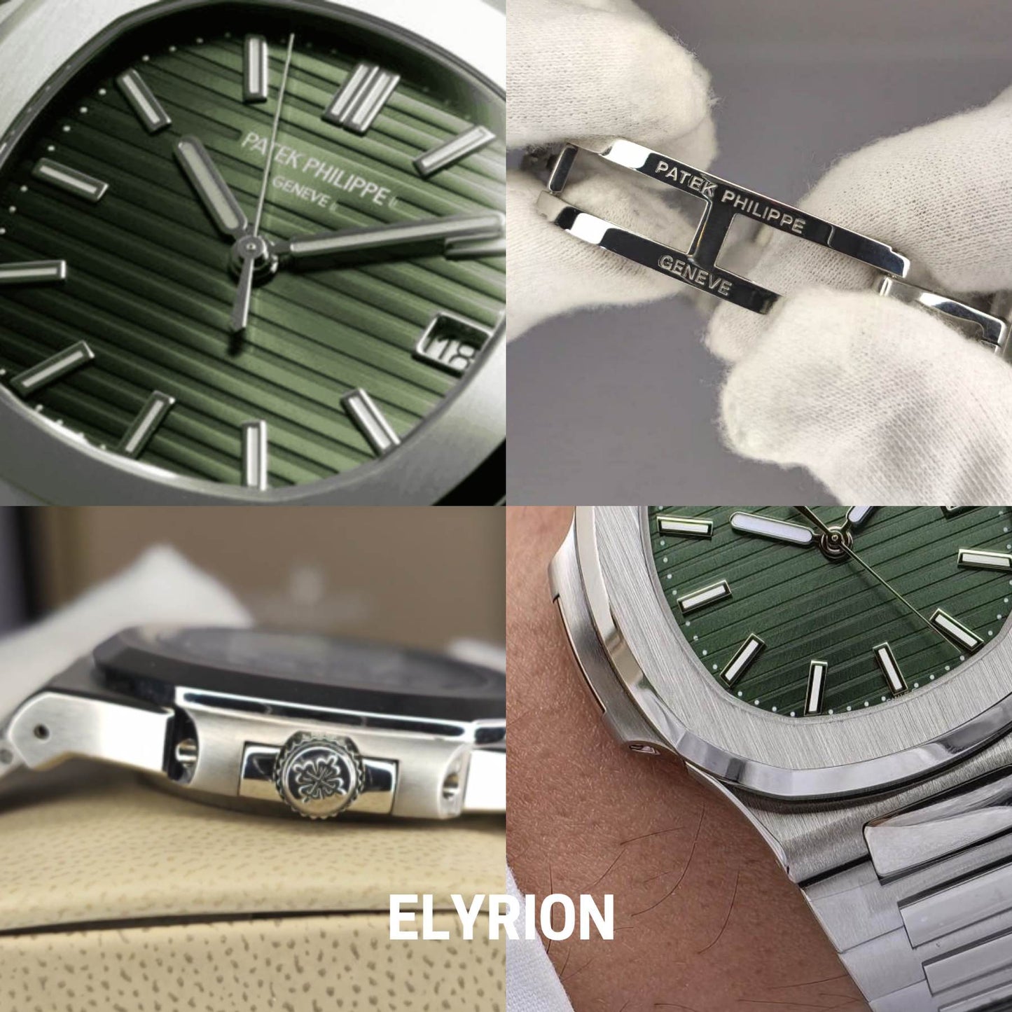 Montre Homme - Patek Nautilus Olive Green