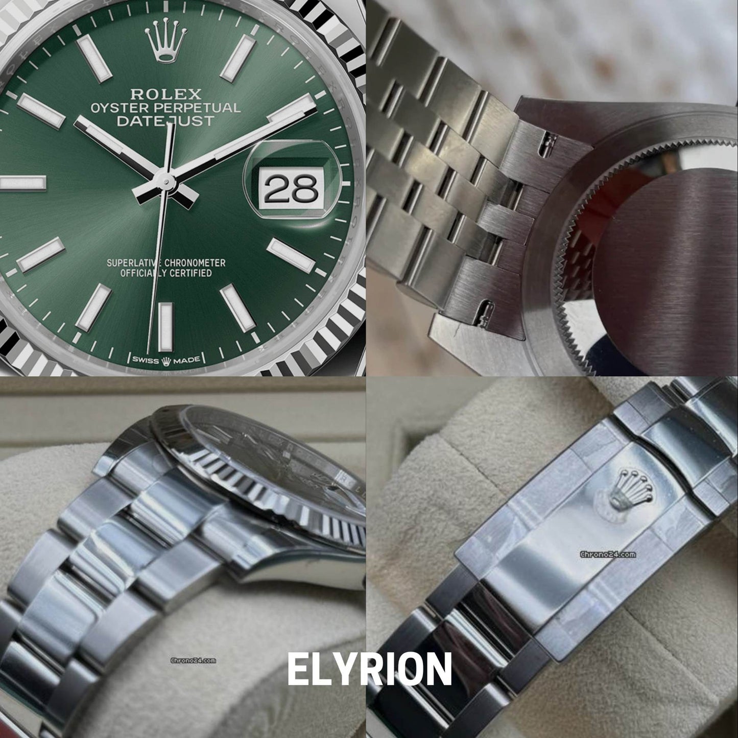 Montre homme - Datejust green dial