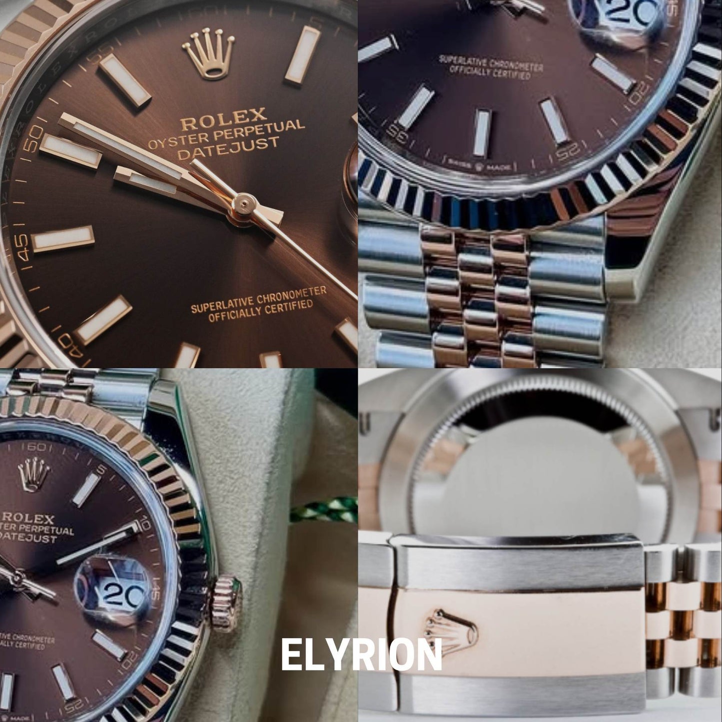 Montre Homme - Datejust chocolat