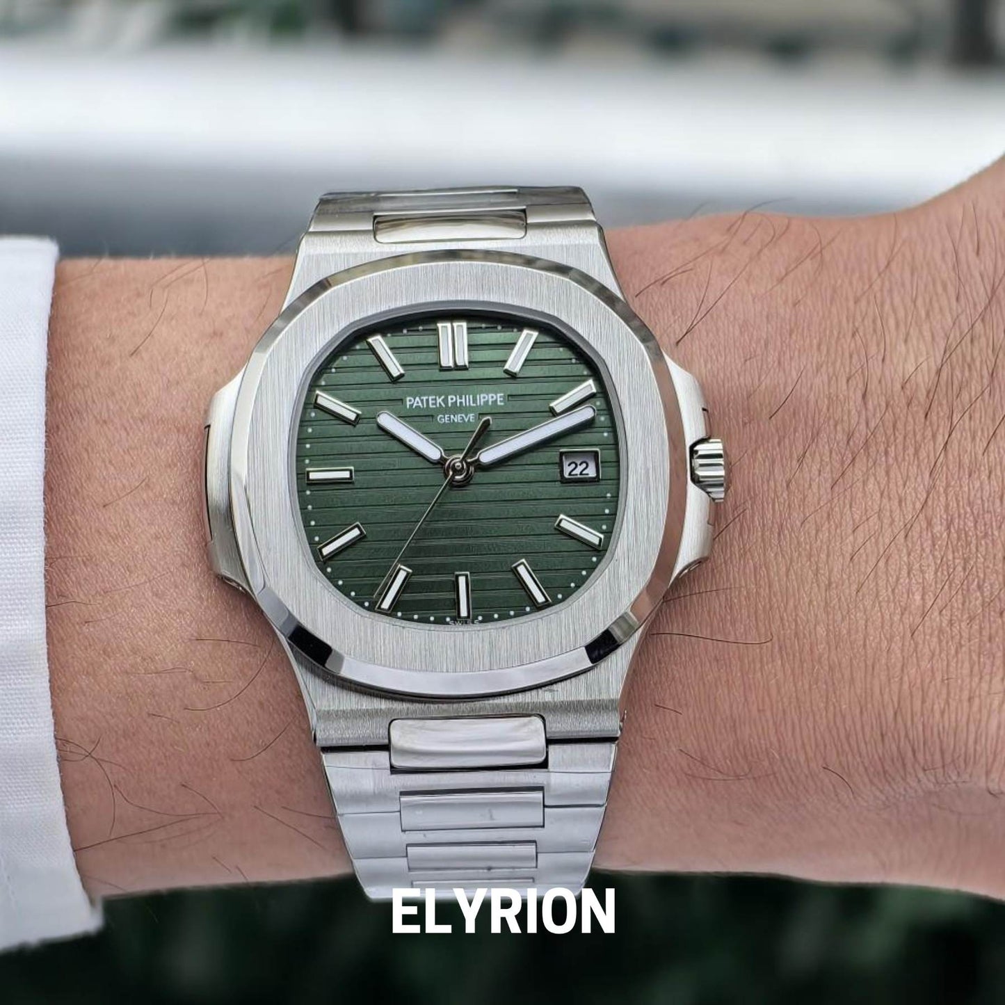 Montre Homme - Patek Nautilus Olive Green