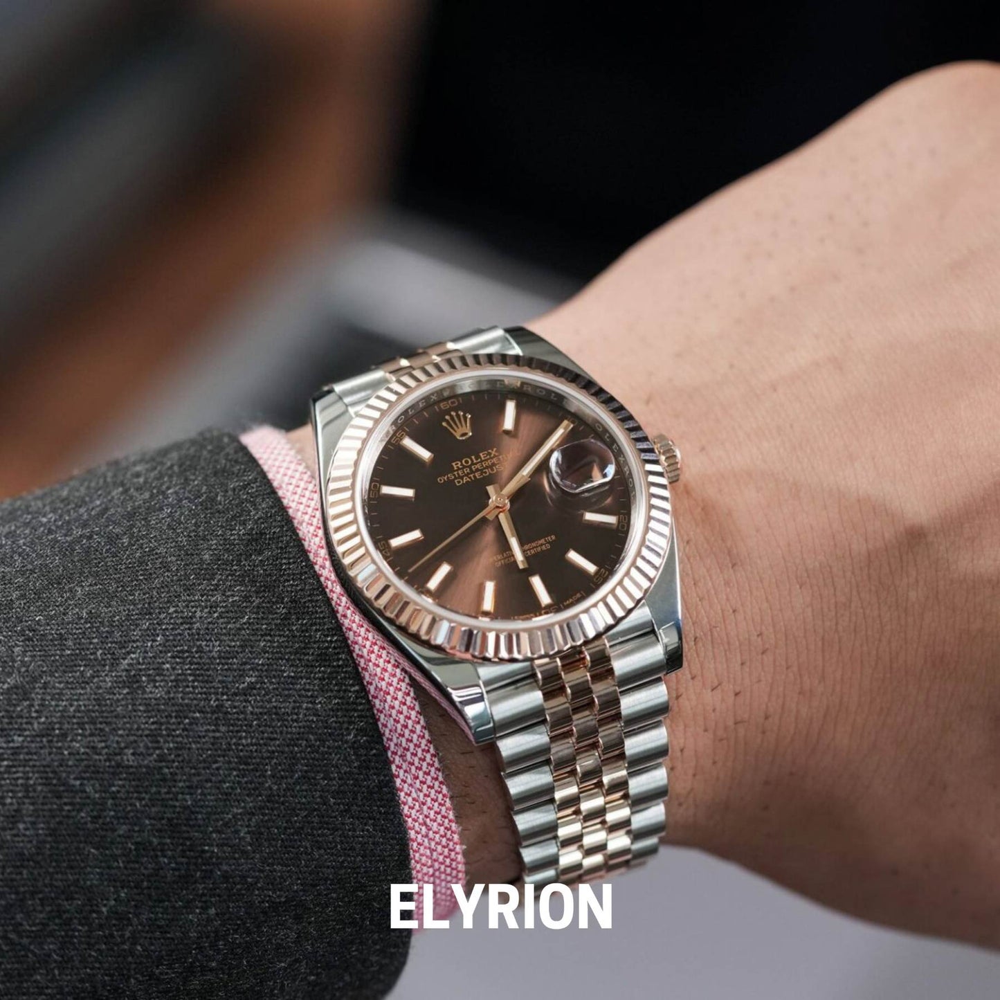 Montre Homme - Datejust chocolat