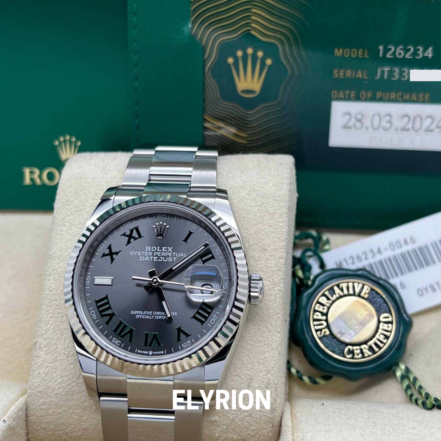 Montre Homme - Datejust Wimbledon 41