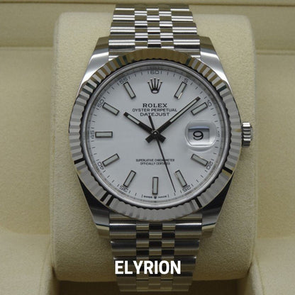 Montre Homme - Datejust 41 Blanc