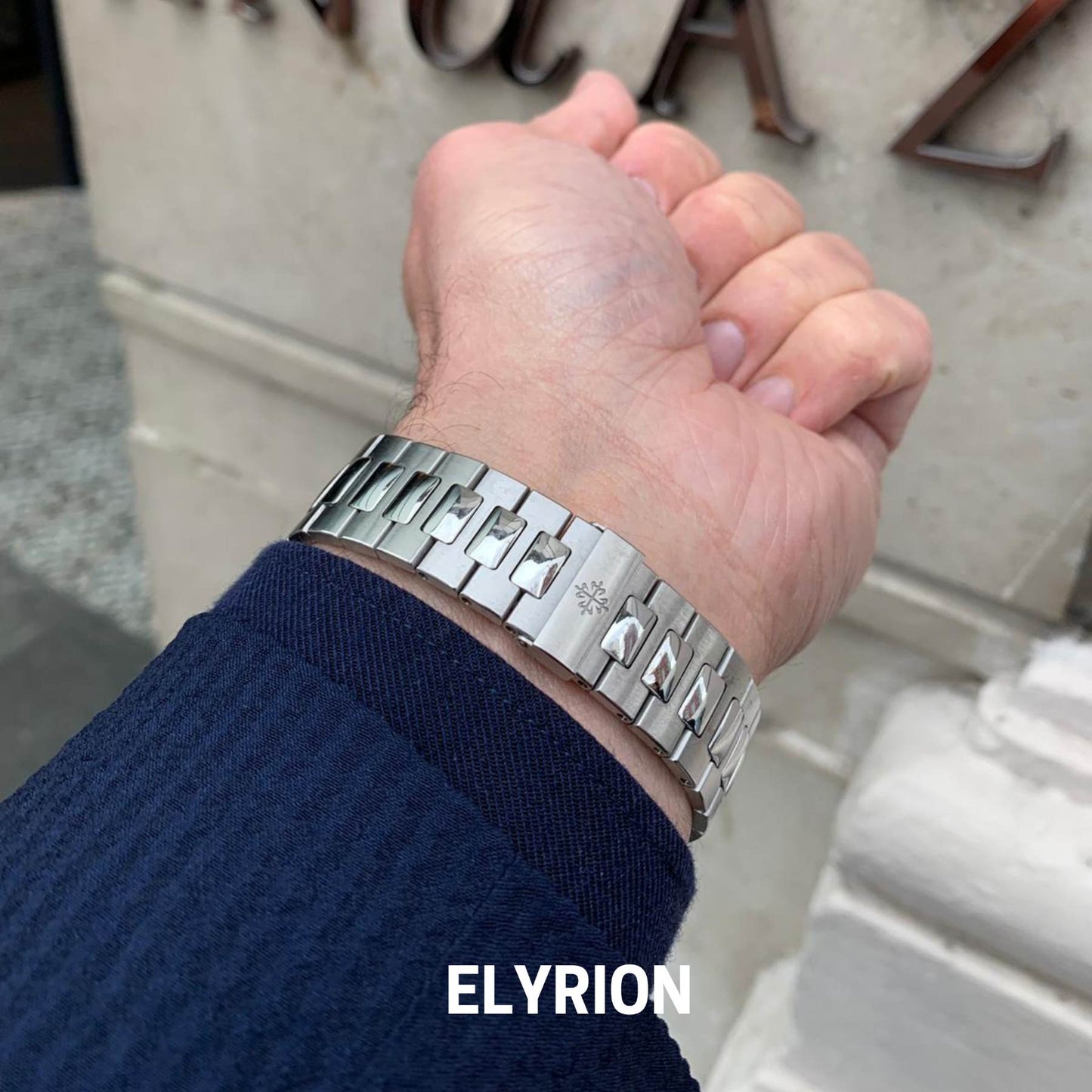 Montre Homme - Patek Nautilus Bleu