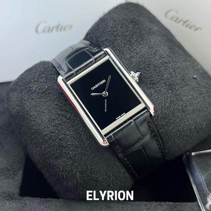 Montre Femme - Tank Must Noir