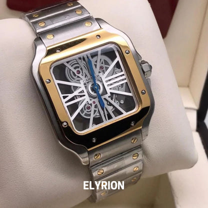 Cartier skeleton dore et argente