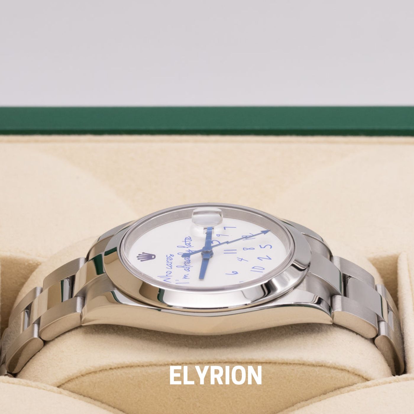 Rolex Datejust 41 „Who cares I‘m already late Dial