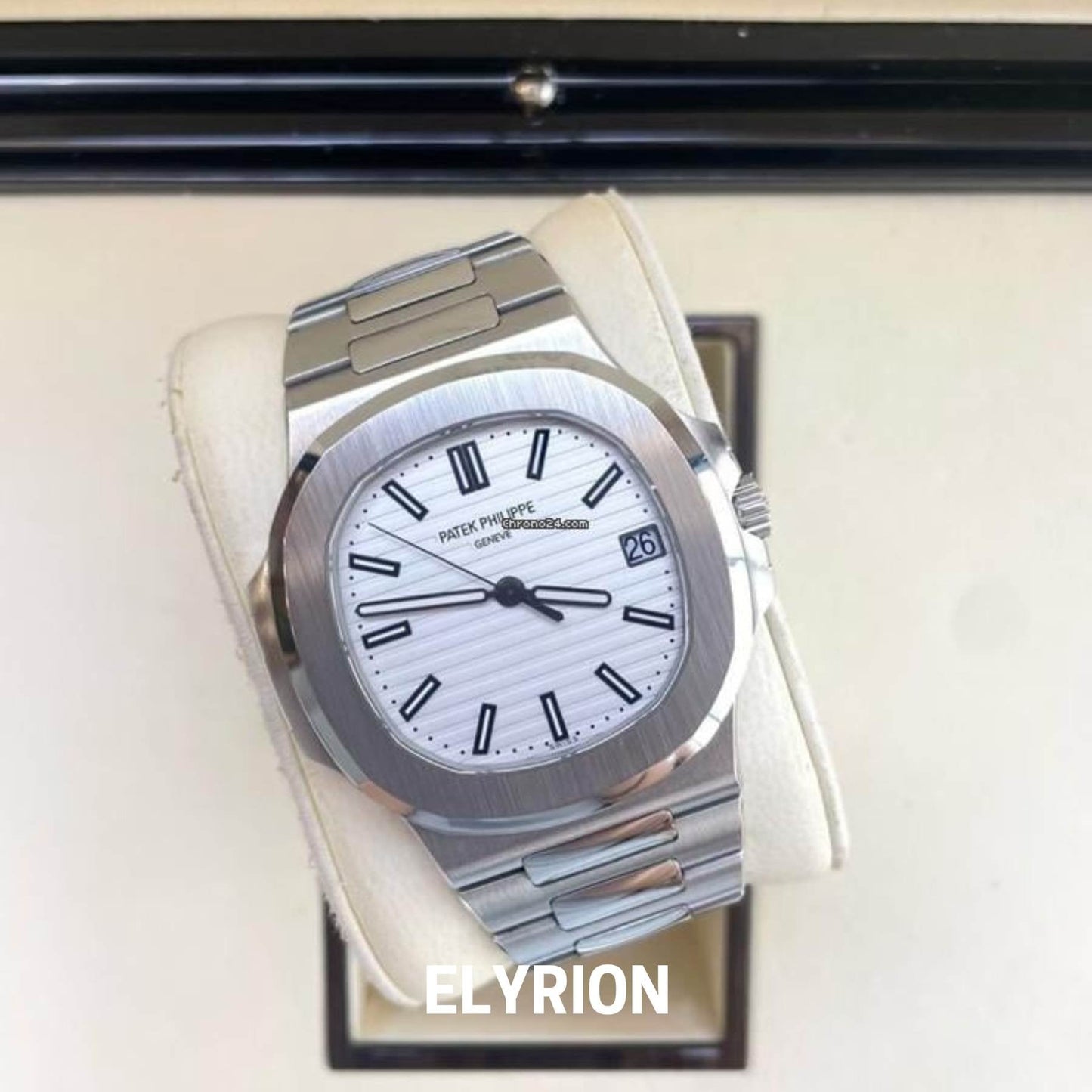 Montre Homme - Patek Nautilus Blanc