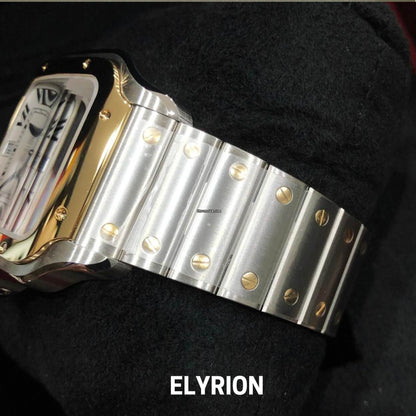 Montre Homme - Cart Santos Acier & Or