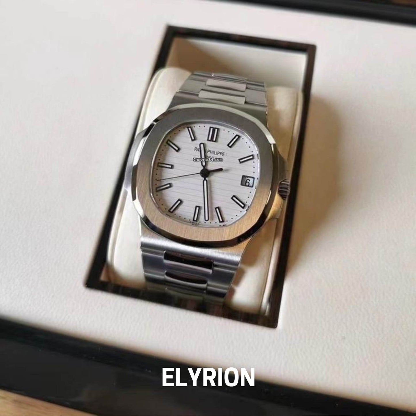 Montre Homme - Patek Nautilus Blanc