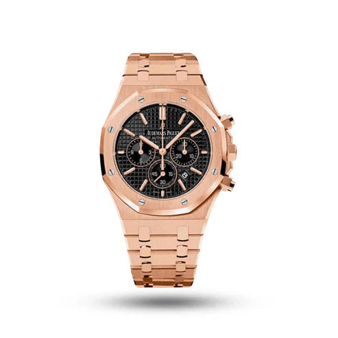 A.P ROYAL OAK CHRONOGRAPHE-JAUNE/NOIR