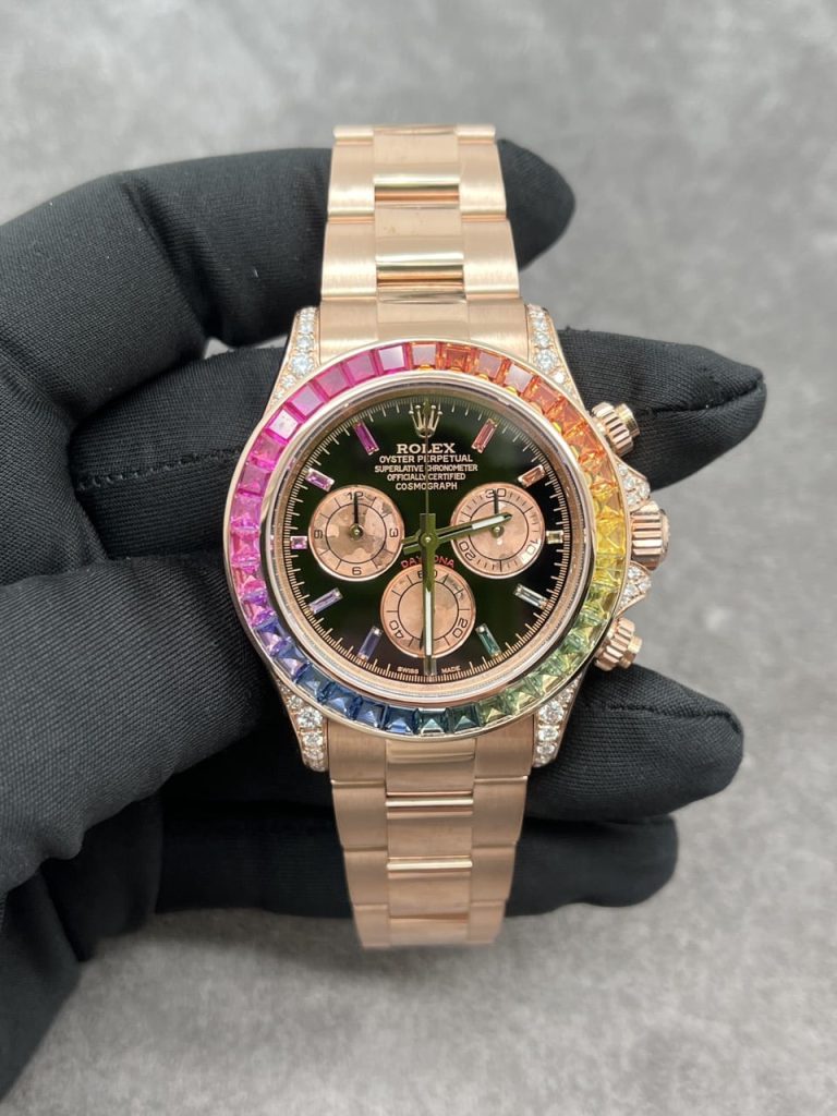 Montre  Cosmograph Daytona Rainbow Rose