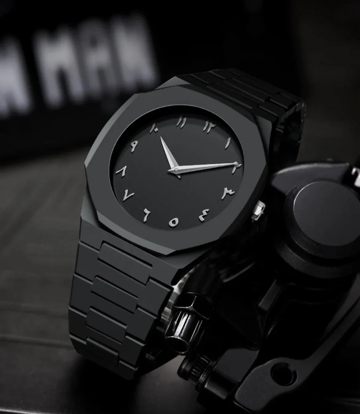 ARABIC BLACK AURA WATCH