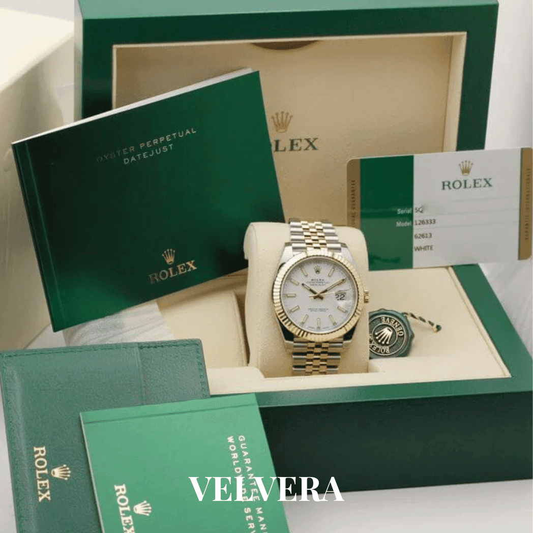 Date-Just 126333 Fond Blanc Jubilée 41mm