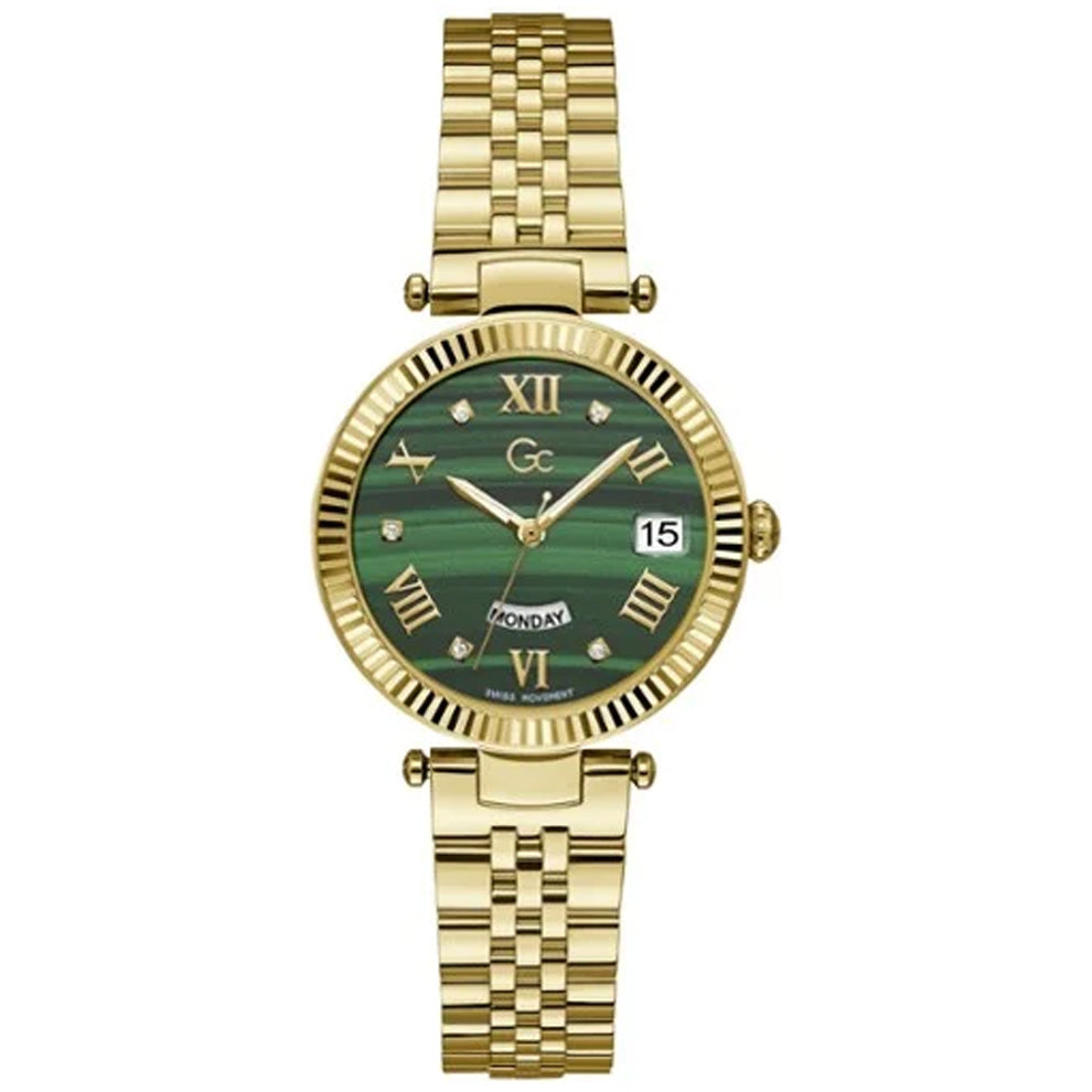 Gc Flair Ladies Green Watch Z01006L9MF