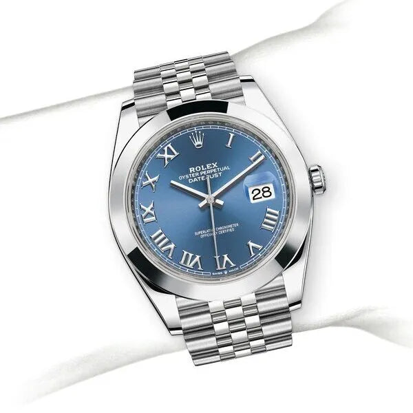 Montre  Datejust Bleu