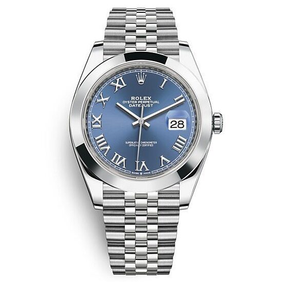 Montre  Datejust Bleu
