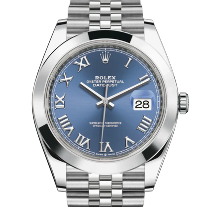 Montre  Datejust Bleu