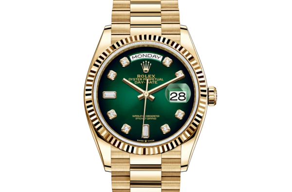DAY DATE JAUNE/VERT