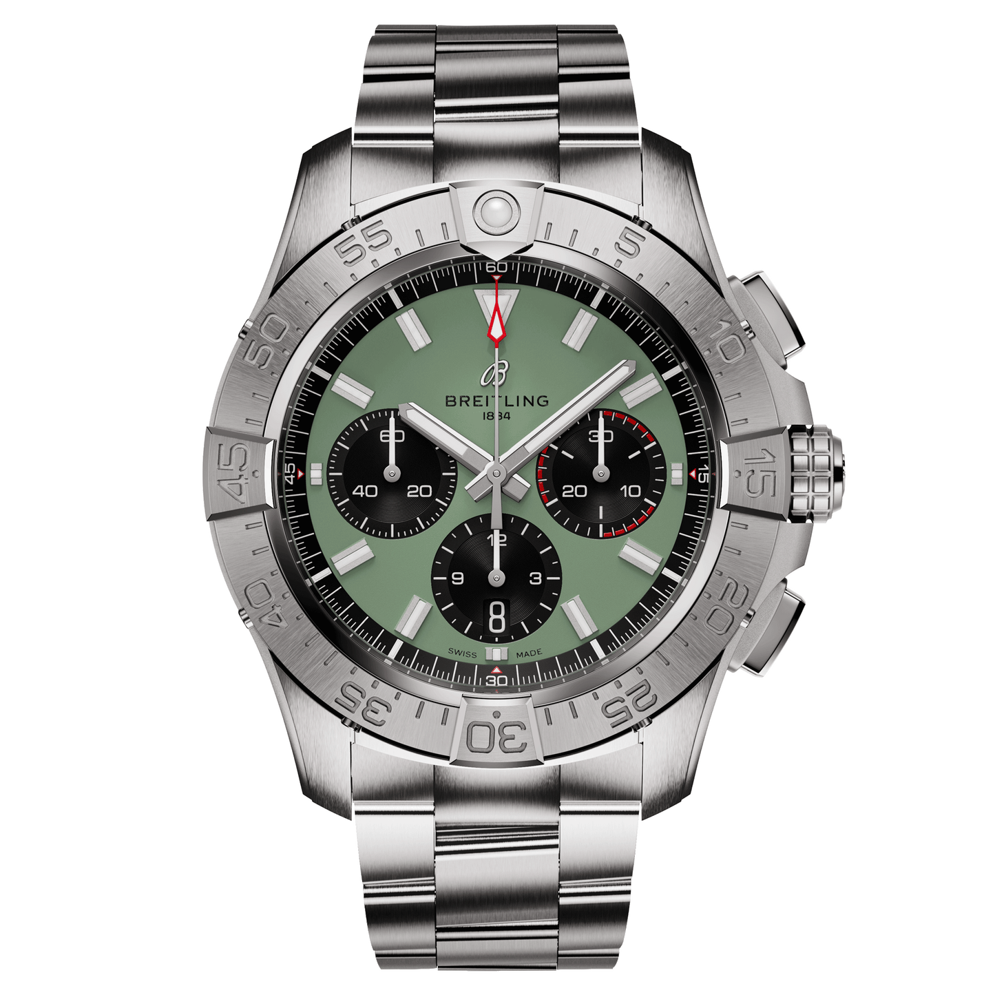 Montre Breitling Avenger B01 Chronograph automatique cadran vert