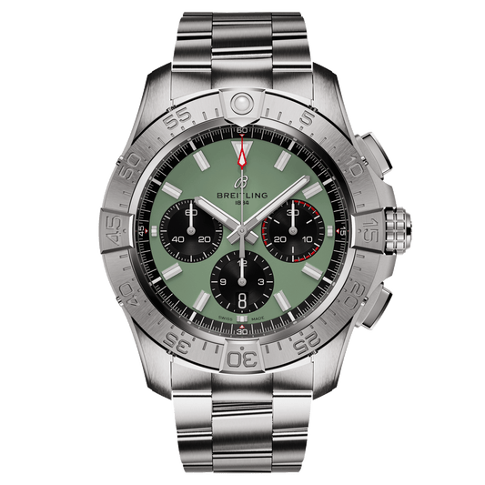 Montre Breitling Avenger B01 Chronograph automatique cadran vert