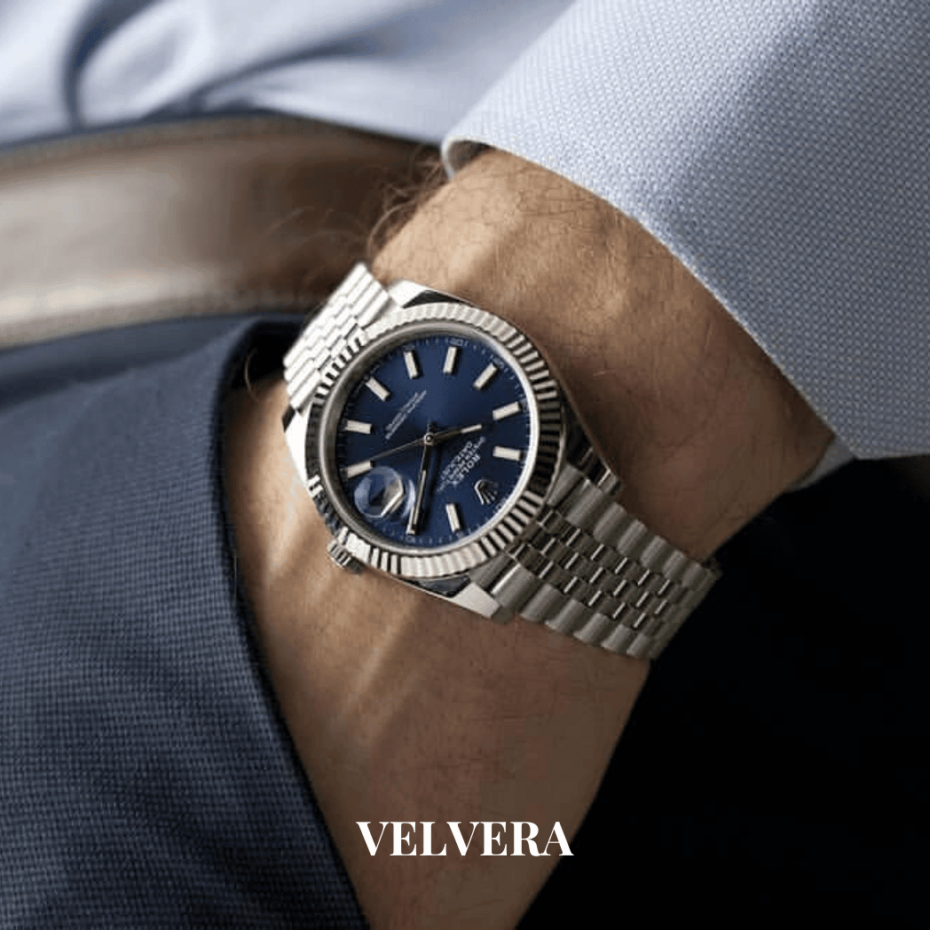 Montre homme - Date Just 41 Bleu