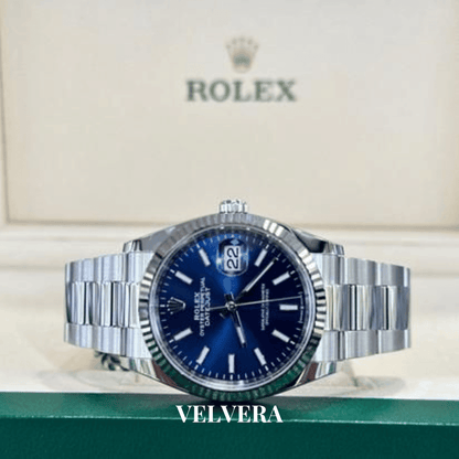 Montre homme - Date Just 41 Bleu