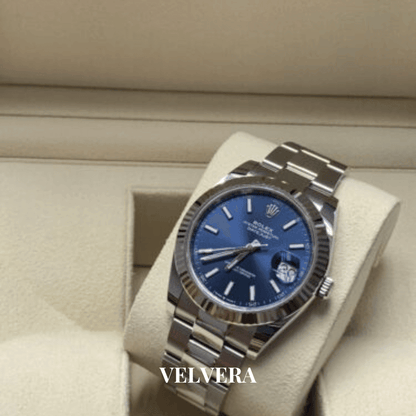 Montre homme - Date Just 41 Bleu