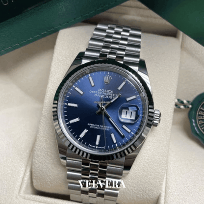 Montre homme - Date Just 41 Bleu