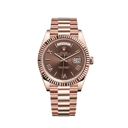 Montre Homme - DayDate Chocolate Rose Gold 40 mm