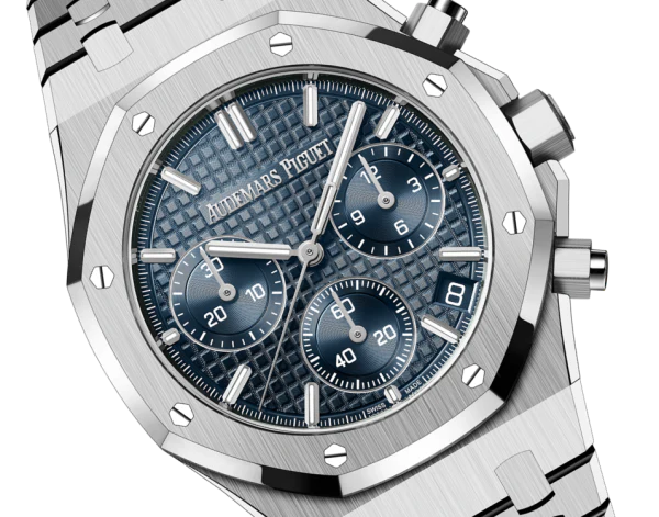 A.P ROYAL OAK CHRONOGRAPHE-GRIS/BLEU